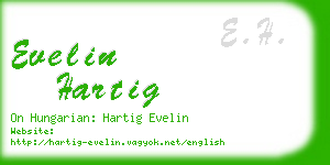evelin hartig business card